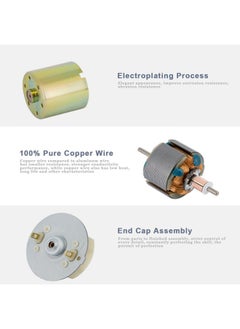 Generic Greartisan  Dc 12V 200Rpm Gear Motor High Torque Electric Micro Speed Reduction Geared Motor Centric Output Shaft 37Mm Diameter Gearbox  - Image 4