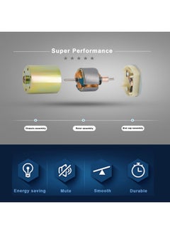 Generic Greartisan  Dc 12V 200Rpm Gear Motor High Torque Electric Micro Speed Reduction Geared Motor Centric Output Shaft 37Mm Diameter Gearbox  - Image 3