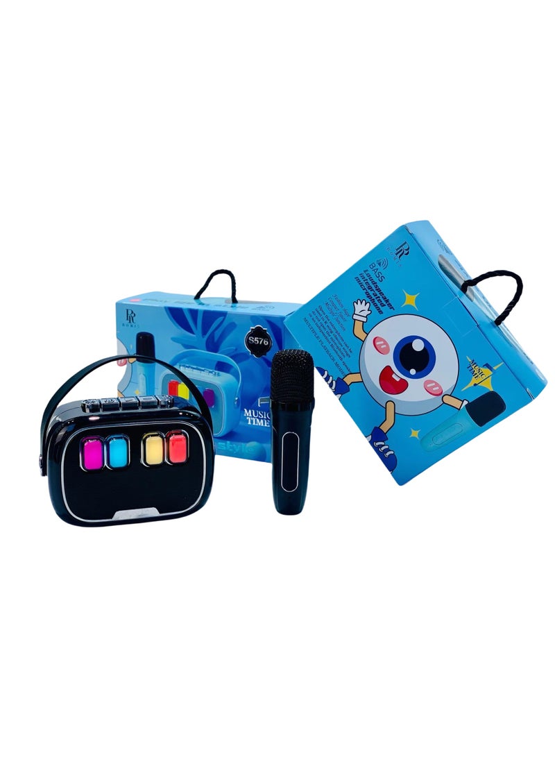 KUYING Microphone Bluetooth Speaker With Microphone Singing Speaker All-In-One Machine 