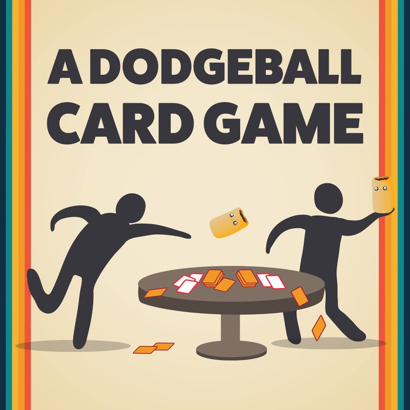 Exploding Kittens Throw Throw Burrito 2-6 Players - Ages 7+ - 15 Minutes to Play - Dodgeball Card Game - Party Game, Family Game Night, Kid and Adult Card Game - Image 4
