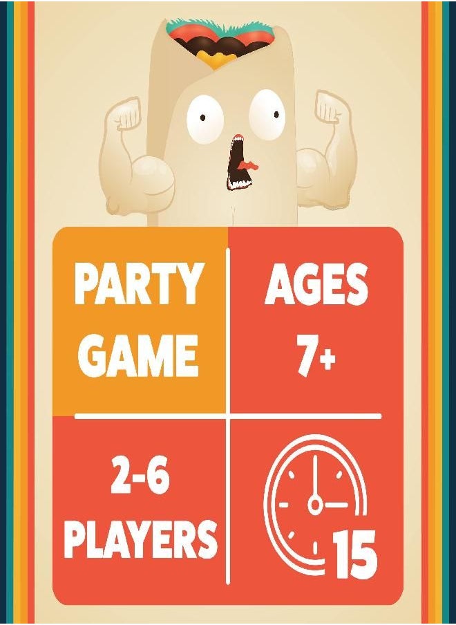Exploding Kittens LLC Throw Throw Burrito by Exploding Kittens - A Dodgeball Card Game - Family-Friendly Party Games - for Adults, Teens & Kids - 2-6 Players  - Image 5