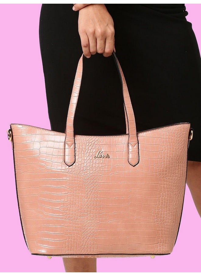 Lavie Lavie Women's Hailon Tote Handbag (Lt Pink, Large)  - Image 2