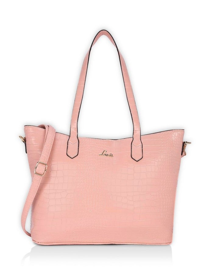 Lavie Lavie Women's Hailon Tote Handbag (Lt Pink, Large)  - Image 1