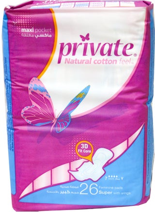 Private Maxi Pocket  26 Pads - pzsku/ZF45FF0E228533C4B3749Z/45/_/1718541197/4d6edcbd-24b4-4afa-b1c8-39bf7edc2bc8