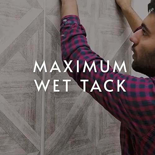 Roman PRO-880 Wallpaper Adhesive & Paste for Any Wallcovering - Ultra Clear Strippable, 1 Gallon(330 sq. ft) - Image 5