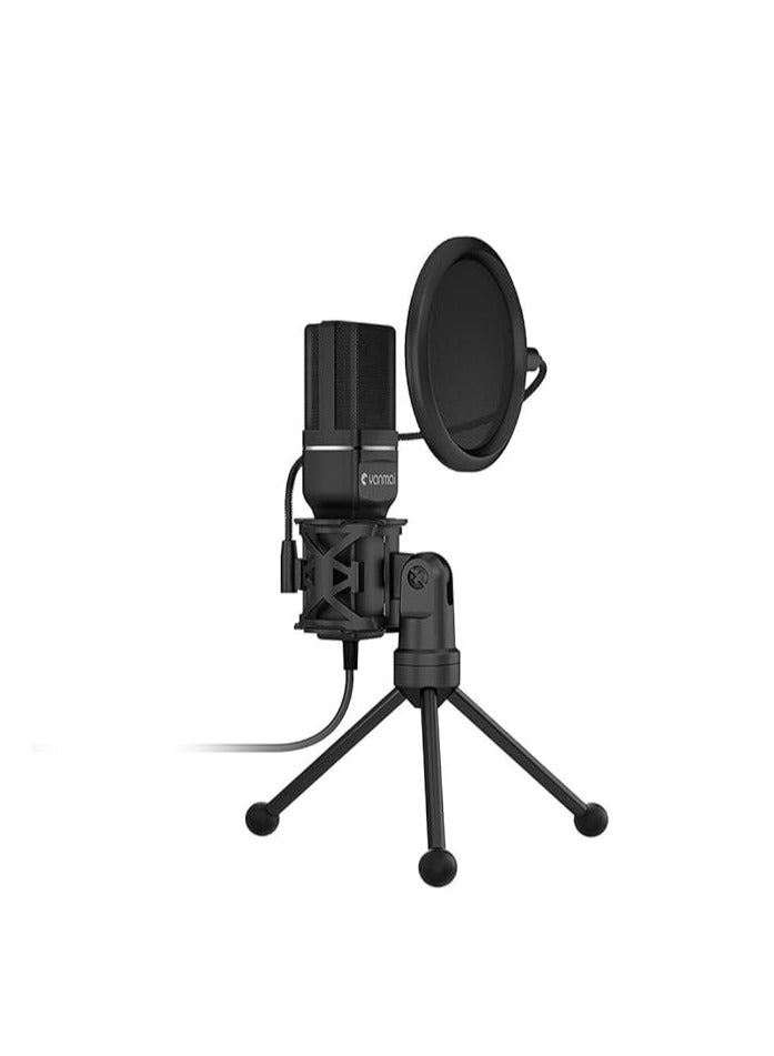 Yanmai Yanmai SF-777 Desktop USB Microphone Condenser Microphone with Folding Stand Tripod P-o-p Filter for PC Video Recording - Image 2