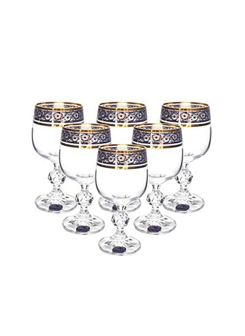 6Pcs  190 Ml Gold Plated Stemware Glasses - pzsku/ZF460009EEBA365718DB4Z/45/_/1718268846/b448aaa3-df69-4144-8326-aeb2ab0c5df6