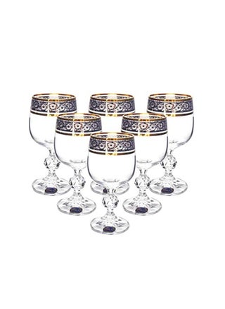 6Pcs  190 Ml Gold Plated Stemware Glasses - pzsku/ZF460009EEBA365718DB4Z/45/_/1718268859/7c179510-1edc-44fd-9e3f-8b3fc127b68a