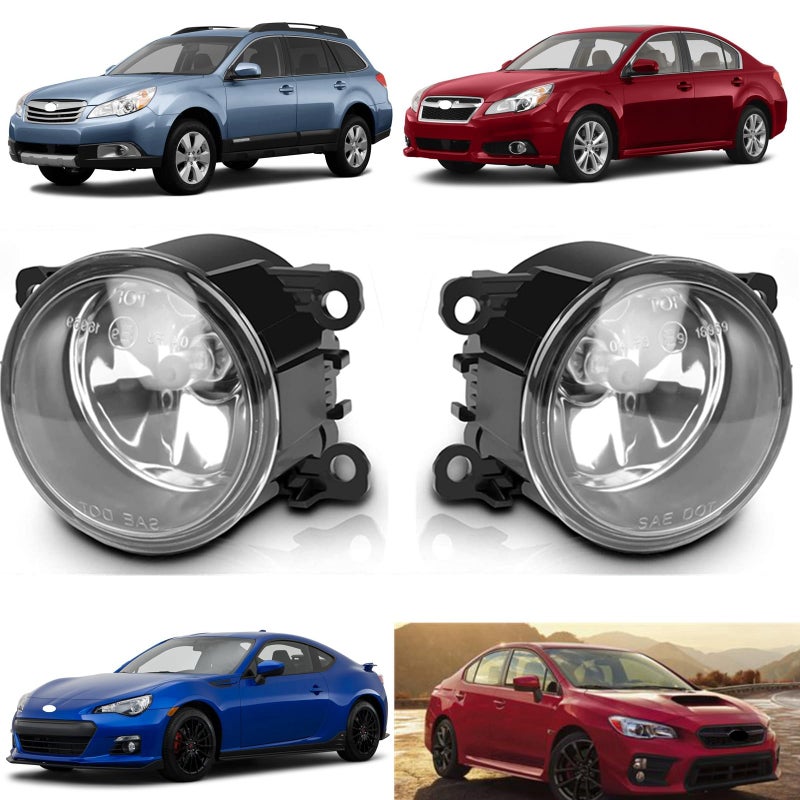 مصابيح ضباب أمامية من بريفير ويرهوس، زوج من اليمين واليسار متوافقة مع سوبارو أوتباك 2010-2012، ليجاسي 2010-2014، WRX WRX STI 2015-2020، BRZ 2013-2016، تحل محل 4F9Z15200AA 26150VD30A CV6Z15200AA