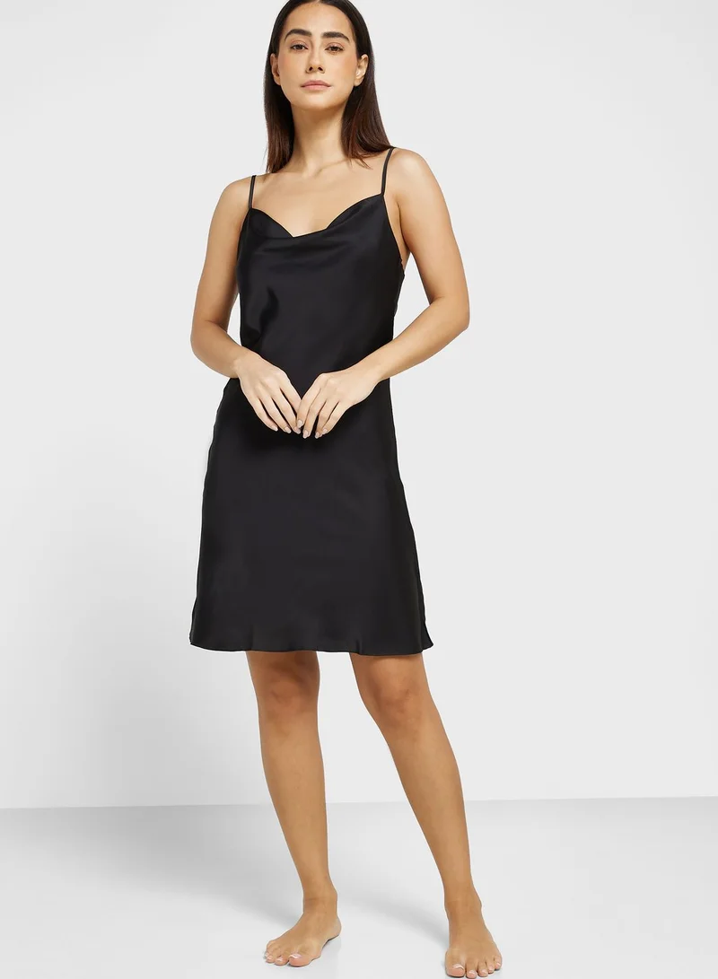 ELLA Satin Night Slip Dress