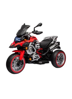 Lovely Baby Lovely Baby Kids LB 299EL Battery Operated Power Riding Three Wheel Motorcycle with Hand Accelerator - Electric Sit & Drive Toy - Red  - Image 1