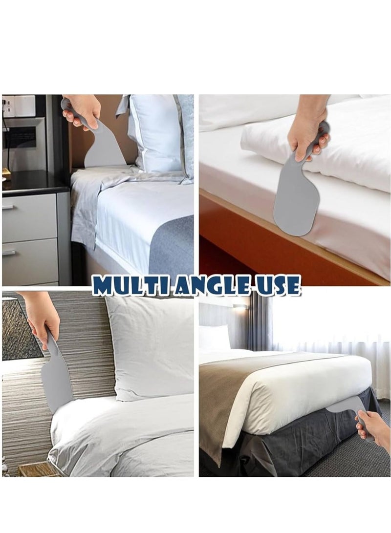 2 Pack Bed Sheet Tucking Tool, Mattress Lifter, for Changing Sheets Labour, Saving Bed Sheet Change Tool, Bedsheet Change Helper Tucking Paddle, for Making Your Bed to Protect Your Nails&Back  - Image 2