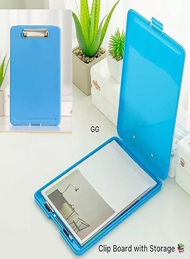 Fix It Fast A4 Slim Clipboard Folder Conference Plastic Folder Clipboard Storage Box Clip Board Ideal for Nurse Students, Teachers, Sales, Utility, Jobsite (Pack of 1)(Multicolor) - Image 2