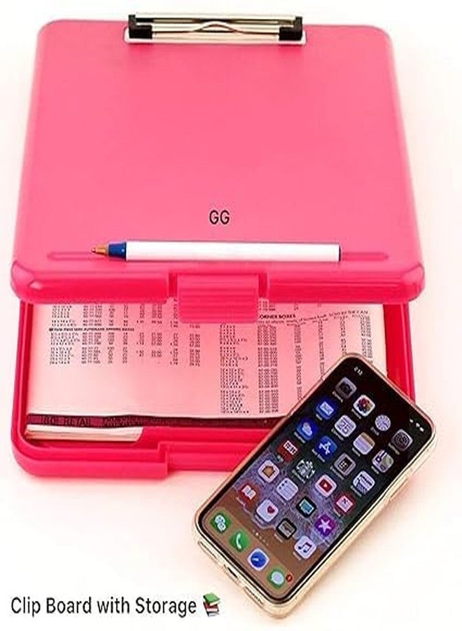 Fix It Fast A4 Slim Clipboard Folder Conference Plastic Folder Clipboard Storage Box Clip Board Ideal for Nurse Students, Teachers, Sales, Utility, Jobsite (Pack of 1)(Multicolor) - Image 3