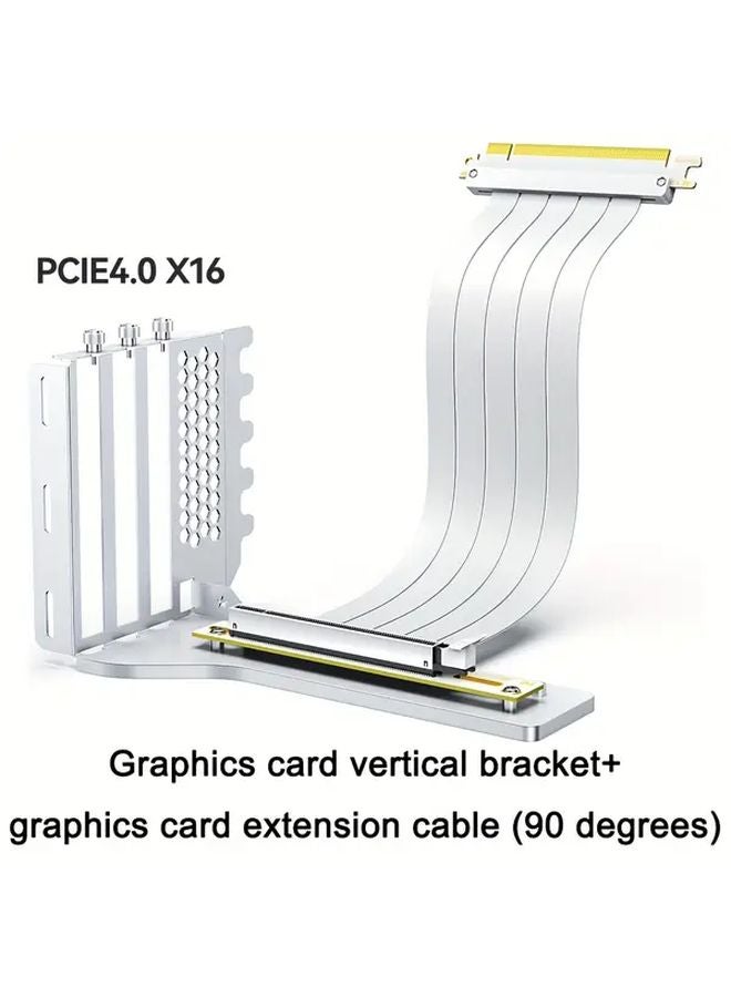 3 Slot GPU Support Bracket With 200MM PCIe 4 0 Riser Cable Vertical Mount For RTX 5090 4090 RX 9070 7900 - Image 1