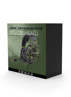 INK GAMERS GX300 Over Ear Wired Gaming Headphones for PS4/PS5/XBox/Switch/PC - Green  - Image 5