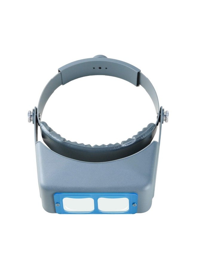 Dandelion - Headband Magnifier Hands Free Jeweler Loupe Head Mount Magnifying Headset Visor Double Optical Glass 4 Replaceable Lenses For Reading,Repair(1.5X,2.0X,2.5X,3.5X) - Image 1