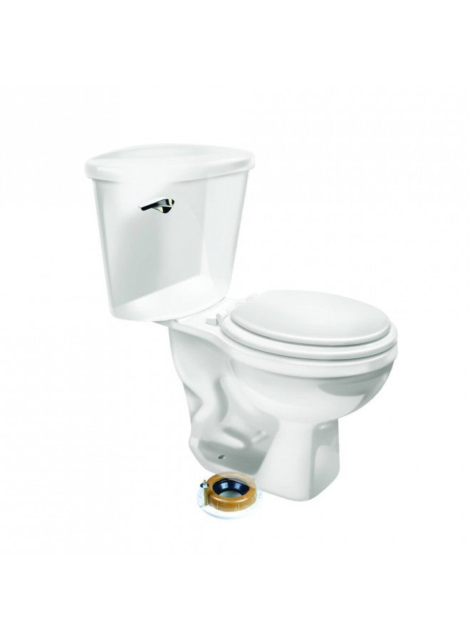 Fluidmaster 7513 Extra Thick Wax Toilet Bowl Gasket with Flange, for 3-Inch and 4-Inch Waste Lines - Image 1