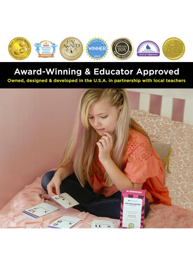 Think Tank Scholar 173 Multiplication Flash Cards Set (Award Winning) All Facts 0-12 Answer on Back, for Kids in 2ND, 3RD, 4TH, 5TH, 6TH Grade Class or Homeschool - Learn Manipulatives, Games & Chart - pzsku/ZF460790BB3A1127A0740Z/45/_/1732281908/1936a052-91c5-402c-a7d6-86ea632151d0