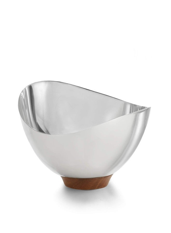 Nambe Pulse Collection Nut Bowl | Snack Serving Bowl for Peanuts Pistachios Cherries Edamame Fruits Candy Appetizer Snacks Olives and Salsa | Dishwasher Safe | Designed by Sena - Image 1
