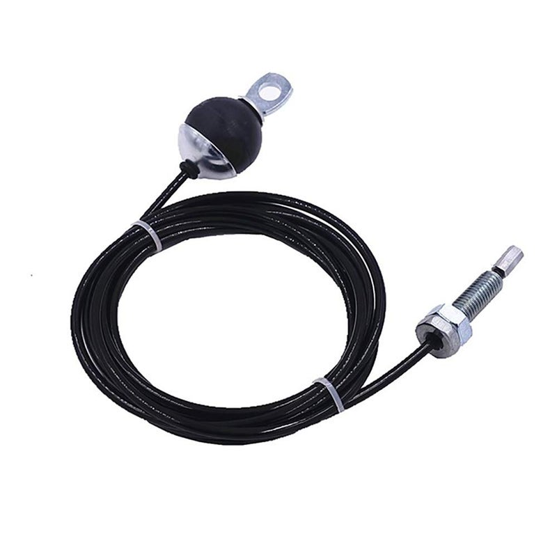 J Bryant Fitness Gym Replacement Cable 137" Fitness Pulley Thick 5mm Heavy Duty Steel Wire Rope for Home Gym Cable Pulley Machine Accessories - Image 5