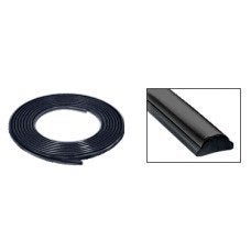 CRL WLS466 Black Windshield Gasket Locking Strip for 1973-1990 Chevy/GMC Truck and Blazer - 16'/Roll - Image 1