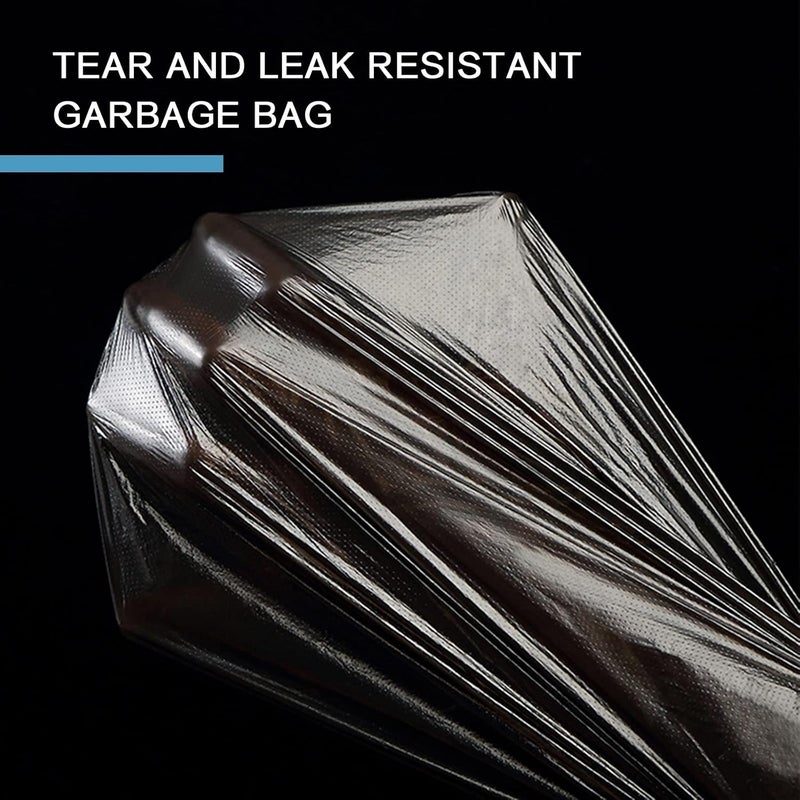 Maykela Garbage Bags 150 Pcs,Disposable Trash Bags [45 * 50cm]Trash Bin Bags Bin Liners Plastic Trash Bags Black Plastic Bags for Home Kitchen Roll Bedroom Living Room Office 3 Roll - Image 3