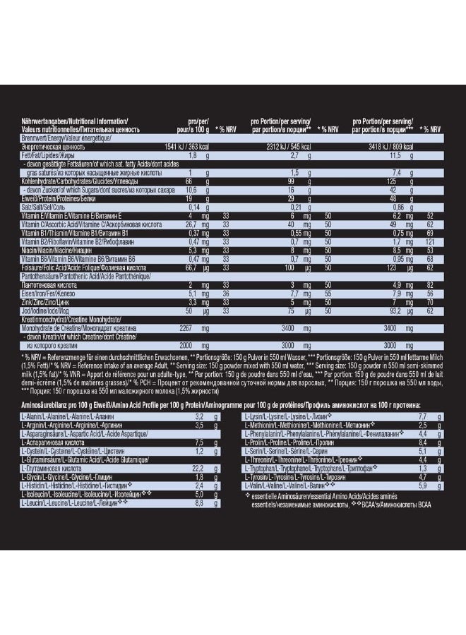 Weider Mega Mass 4000, 7kg – Vanilla Flavor - Image 4
