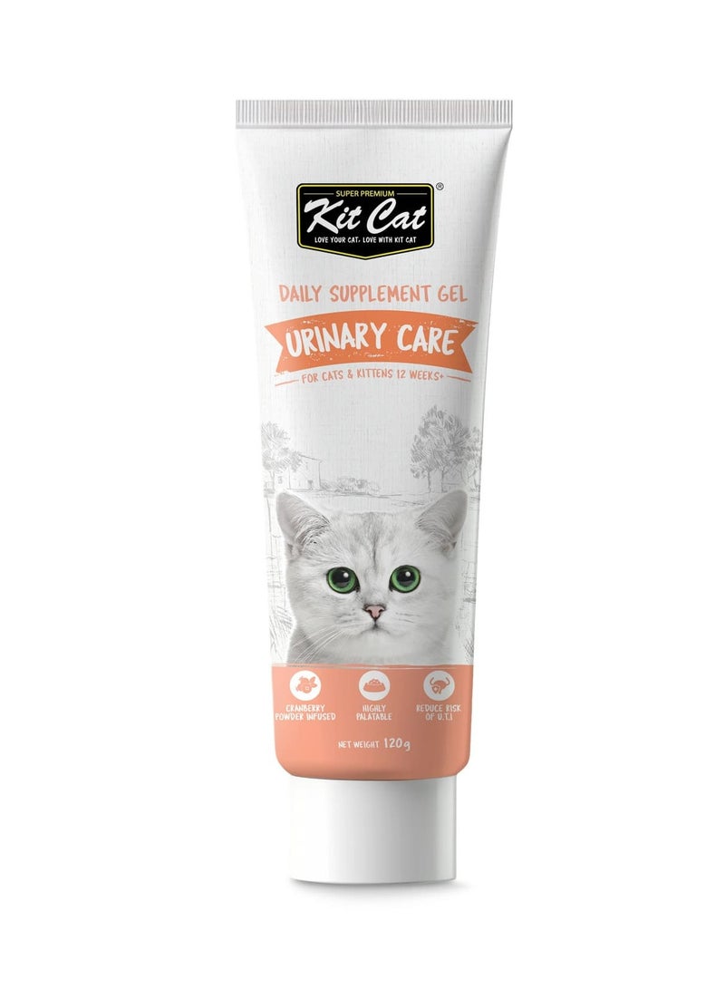 Kit Cat جل مكمل غذائي يومي للقطط والهريرات - رعاية المسالك البولية