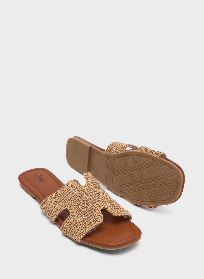 Ginger Ladies Flat Sandal - Image 3