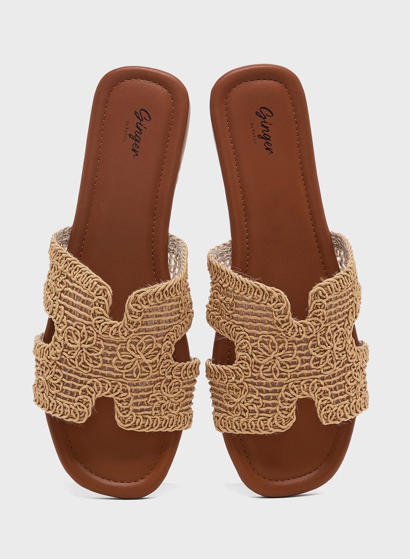 Ginger Ladies Flat Sandal - Image 4