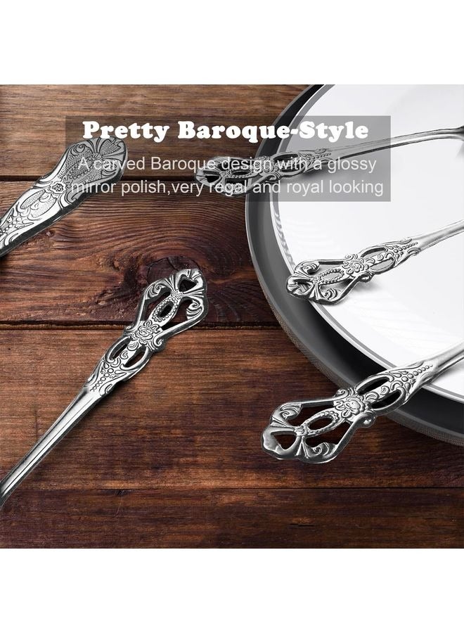 هومستر مجموعة أدوات رويال ريترو الرائعة المصنوعة من الفولاذ المقاوم للصدأ، مجموعة أدوات أدوات مصنوعة من الفولاذ المقاوم للصدأ بما في ذلك ملعقة الشوكة والسكين - Image 5