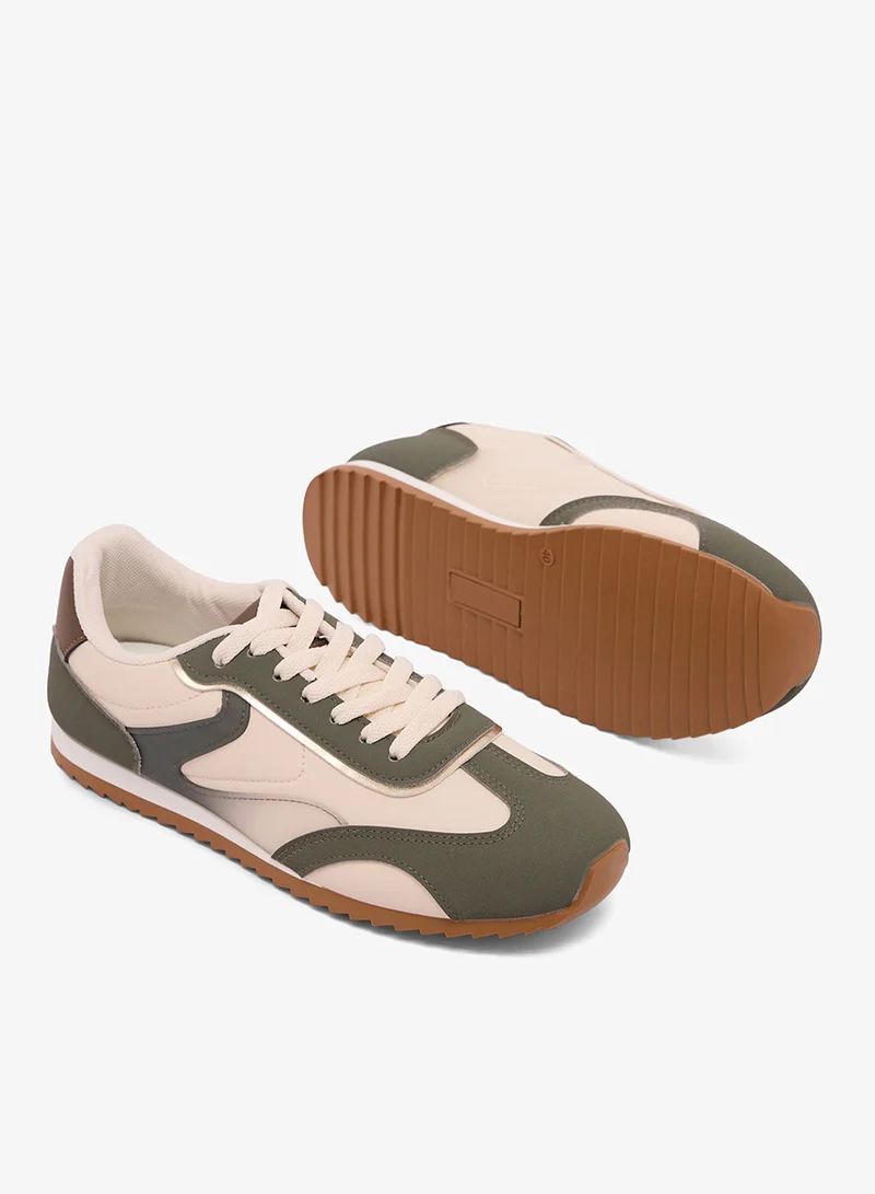 Andarina Green Low Top Lifestyle Sneakers for Women | Best Price UAE