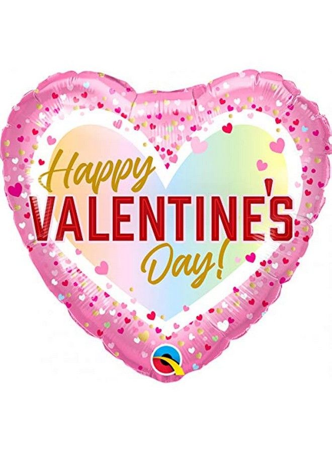 Qualatex 18 ValentineS Confetti Ombre Foil Balloon Multicolor - Image 2