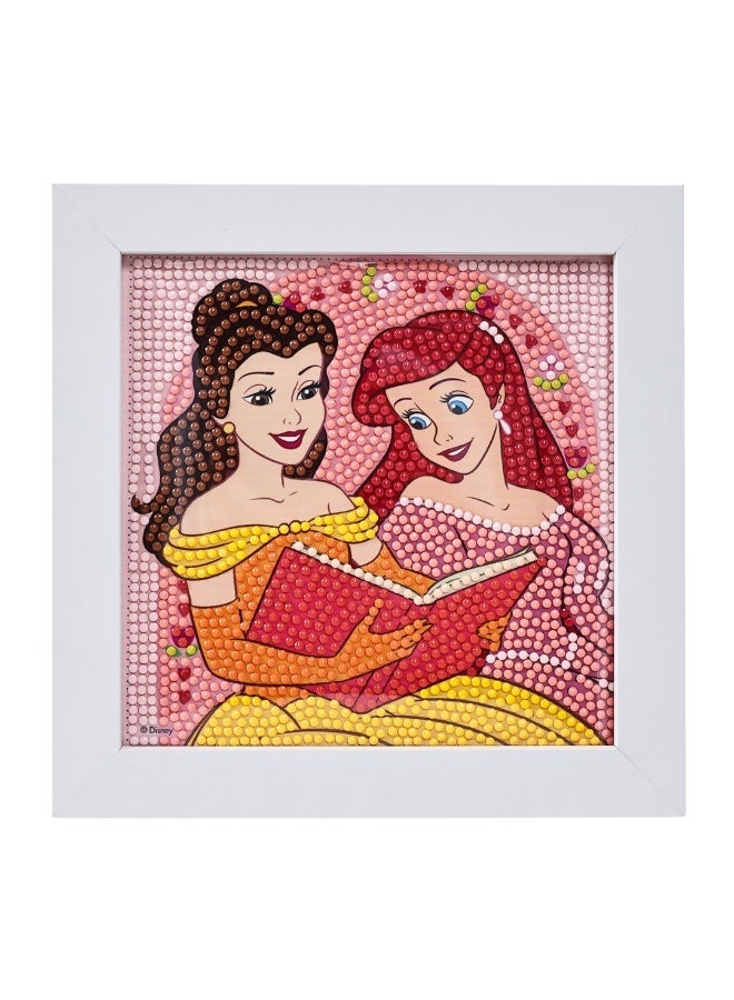 Disney Princess Diamond Framed Painting Kit | Make It Easy & Fun | Art & Craft Home Wall Décor | Age 3+ - Image 1