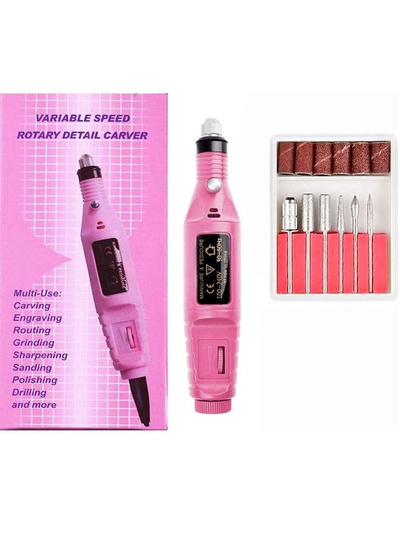 أوريتي Oriti حفر الأظافر الكهربائية أداة طاحونة محمولة الاكريليك فن الأظافر شكل القلم الأصابع الأصابع العناية بالأظافر آلة تلميع الأظافر الكهربائية - Image 1