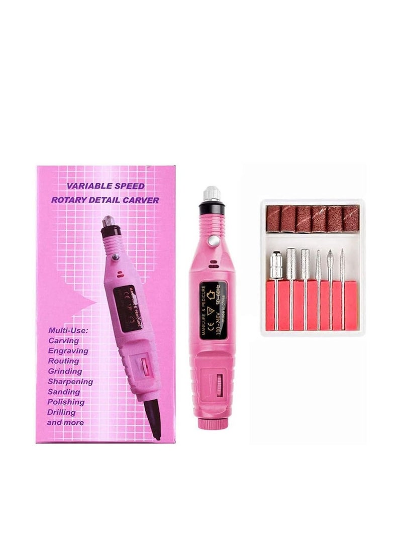 أوريتي Oriti حفر الأظافر الكهربائية أداة طاحونة محمولة الاكريليك فن الأظافر شكل القلم الأصابع الأصابع العناية بالأظافر آلة تلميع الأظافر الكهربائية - Image 2