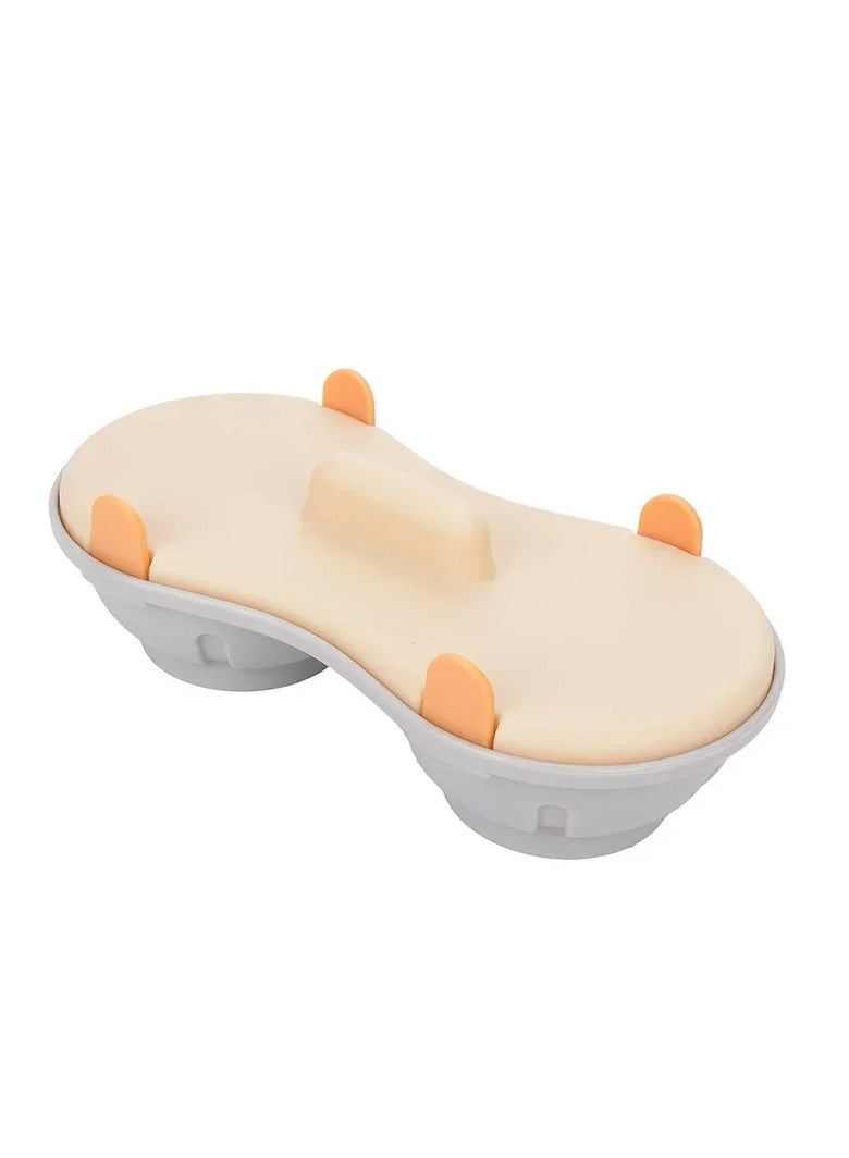 AROAQ Microwave Oven Double Cup Egg Cooker Mold Steamer Manufacturer Steamer Egg Omelet Artifact Cookware Kitchen Gadget  - Image 1