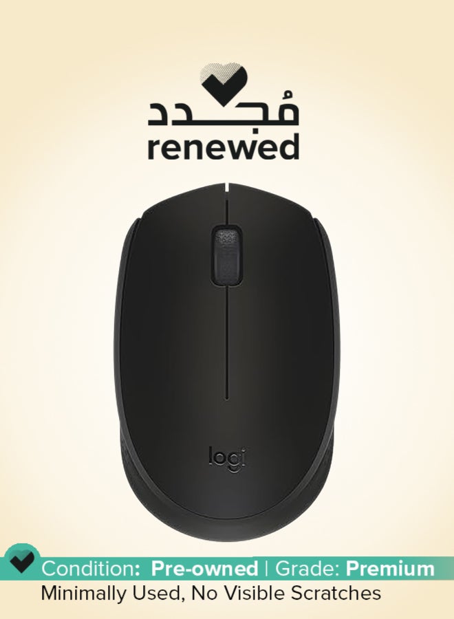 Logitech Renewed - B170 Wireless Mouse With USB Receiver BLACK - Image 1