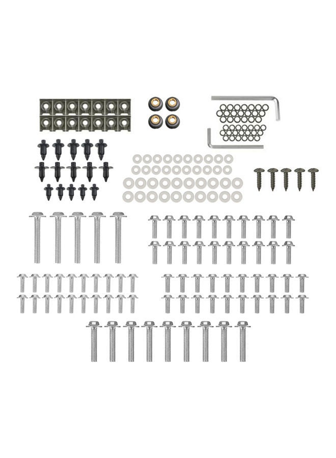 Loquat 194-Piece Motorcycle Fairing Bolts Screws Set - Image 1