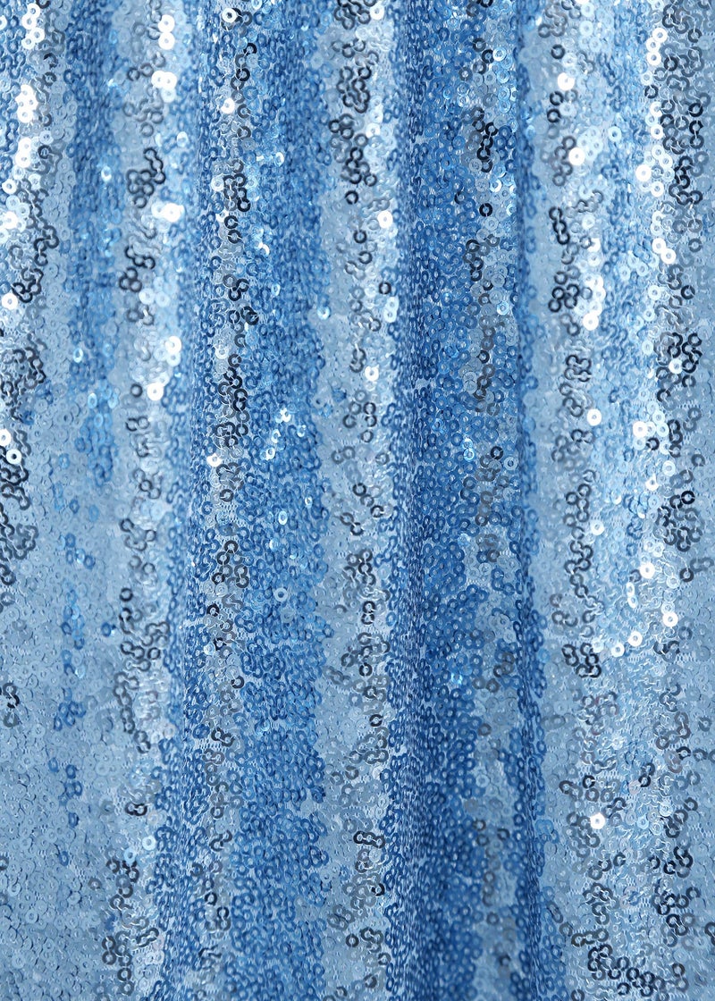 بي.كول B-cool equin tablecloth glitter table table table party party party table drape baby blue reater - Image 5