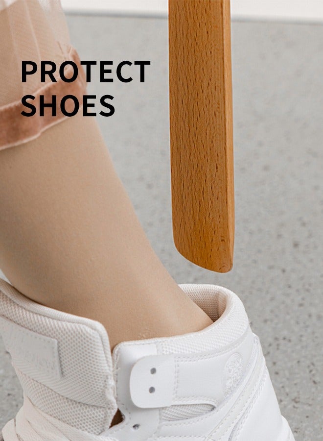 Magnetic Long Handle Wooden Shoe Horn – Easy Wear Tool for Men, Women, Elderly & Kids - Image 5