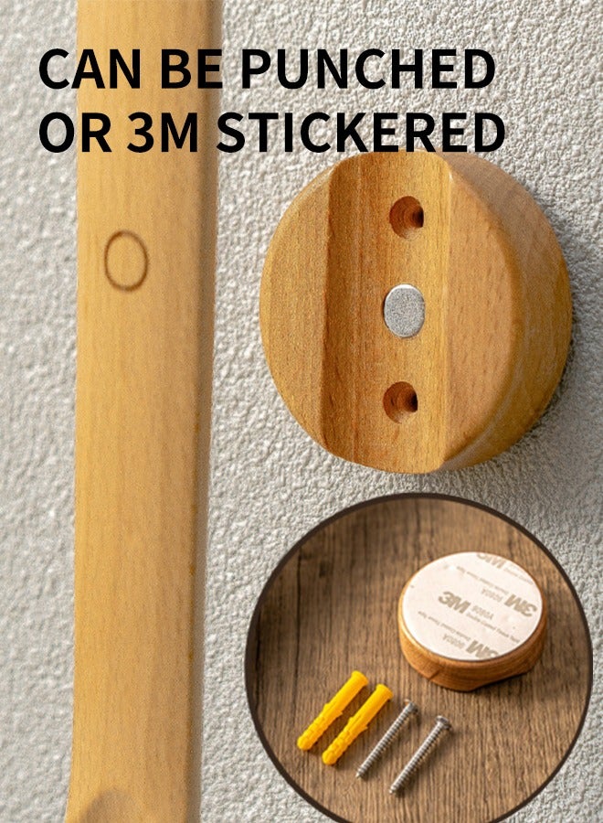 Magnetic Long Handle Wooden Shoe Horn – Easy Wear Tool for Men, Women, Elderly & Kids - Image 3