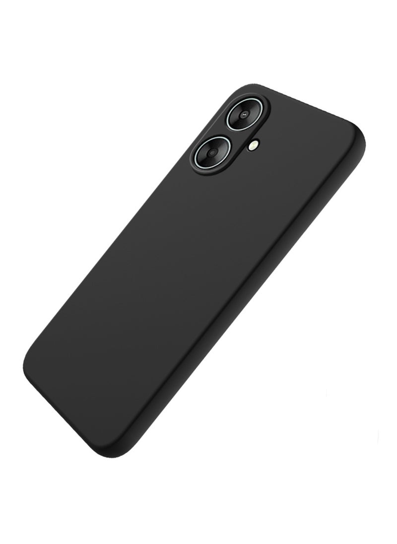 Wtech Xiaomi Redmi 13C 5G 2023 Premium Liquid Silicone Case Cover Black  - Image 4