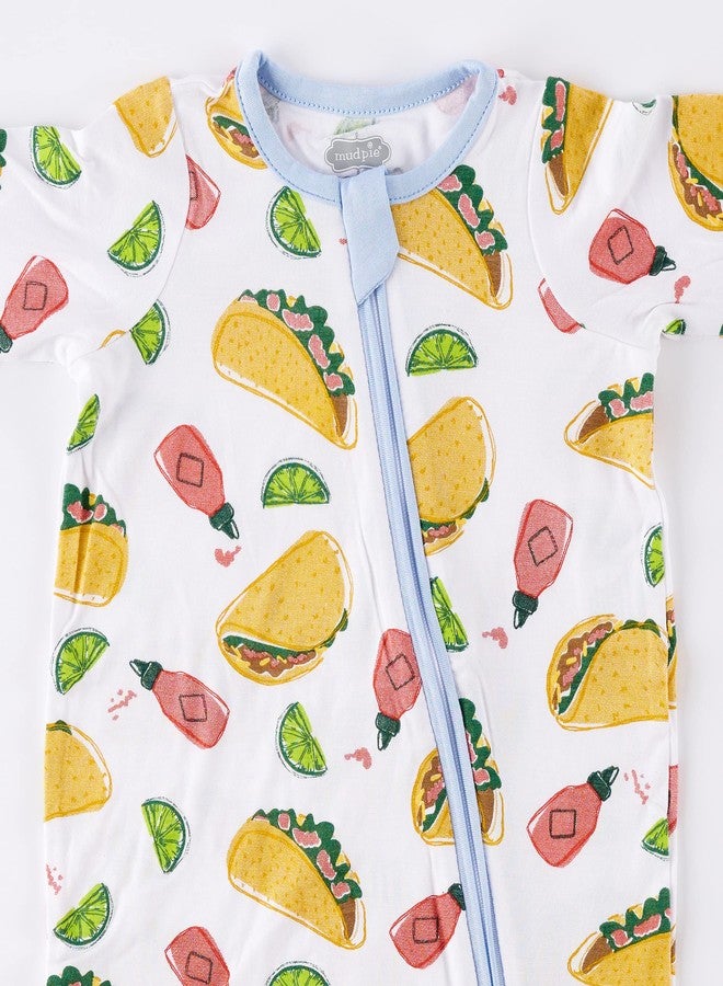 Mud Pie Baby Food Sleeper, Taco, 0-3 Months - Image 4