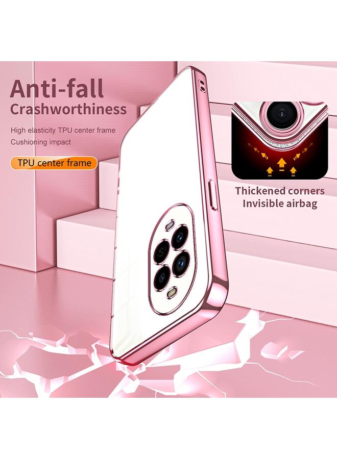 زبون جراب لهاتف Huawei Nova 13 Pro، جراب شفاف مطلي بفتحة دقيقة - Image 5