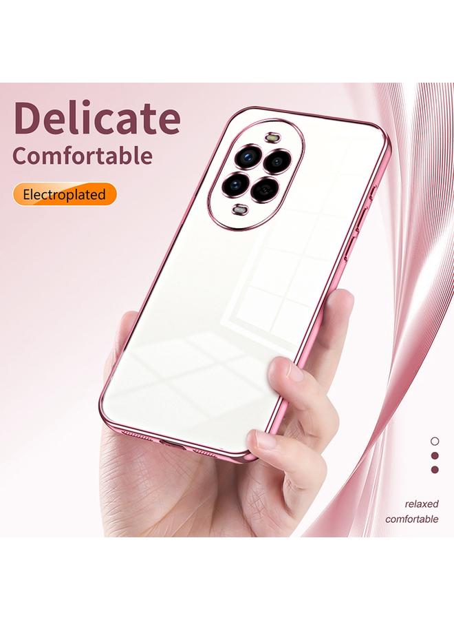 زبون جراب لهاتف Huawei Nova 13 Pro، جراب شفاف مطلي بفتحة دقيقة - Image 4