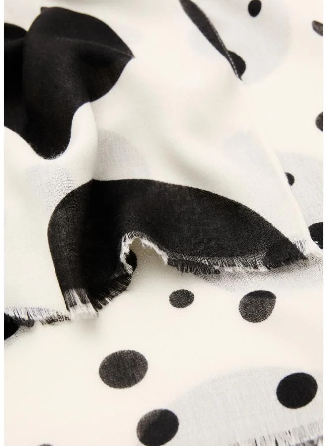 Mango  Spots Print Scarf for Women | Best Price UAE