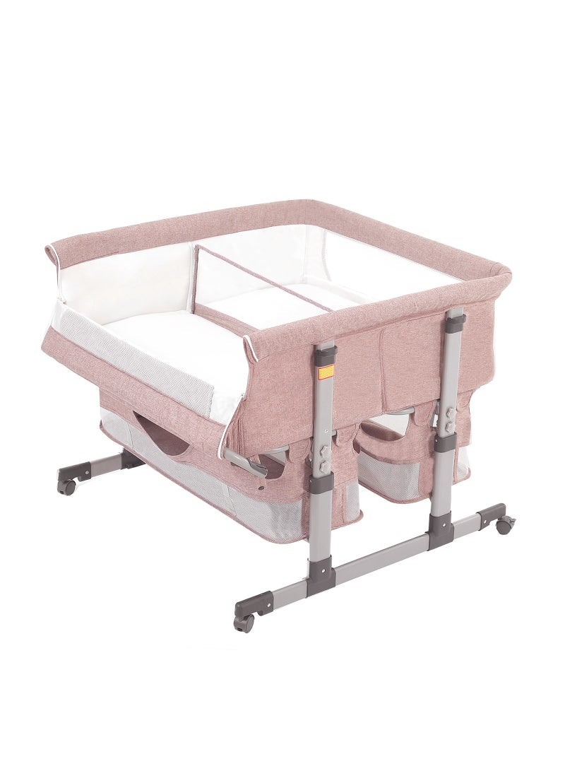 TEKNUM Baby Twin Bed Side With Horizontal Adjustment - Fellow - Ivory - Image 2