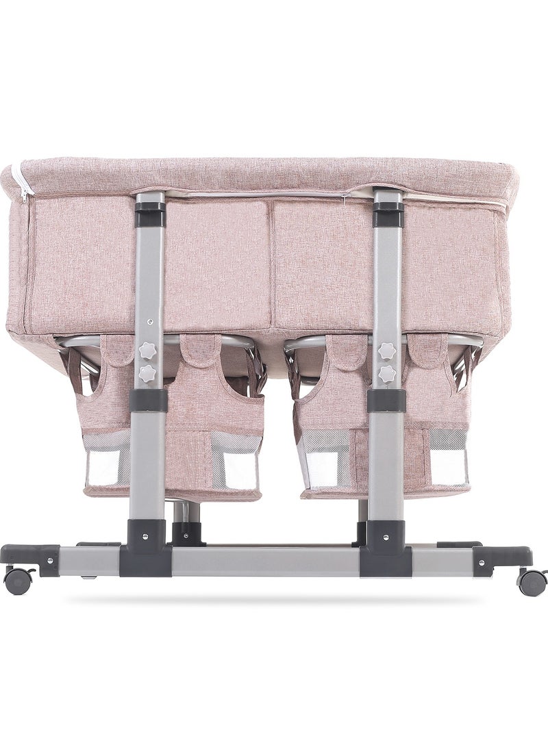 TEKNUM Baby Twin Bed Side With Horizontal Adjustment - Fellow - Ivory - Image 4